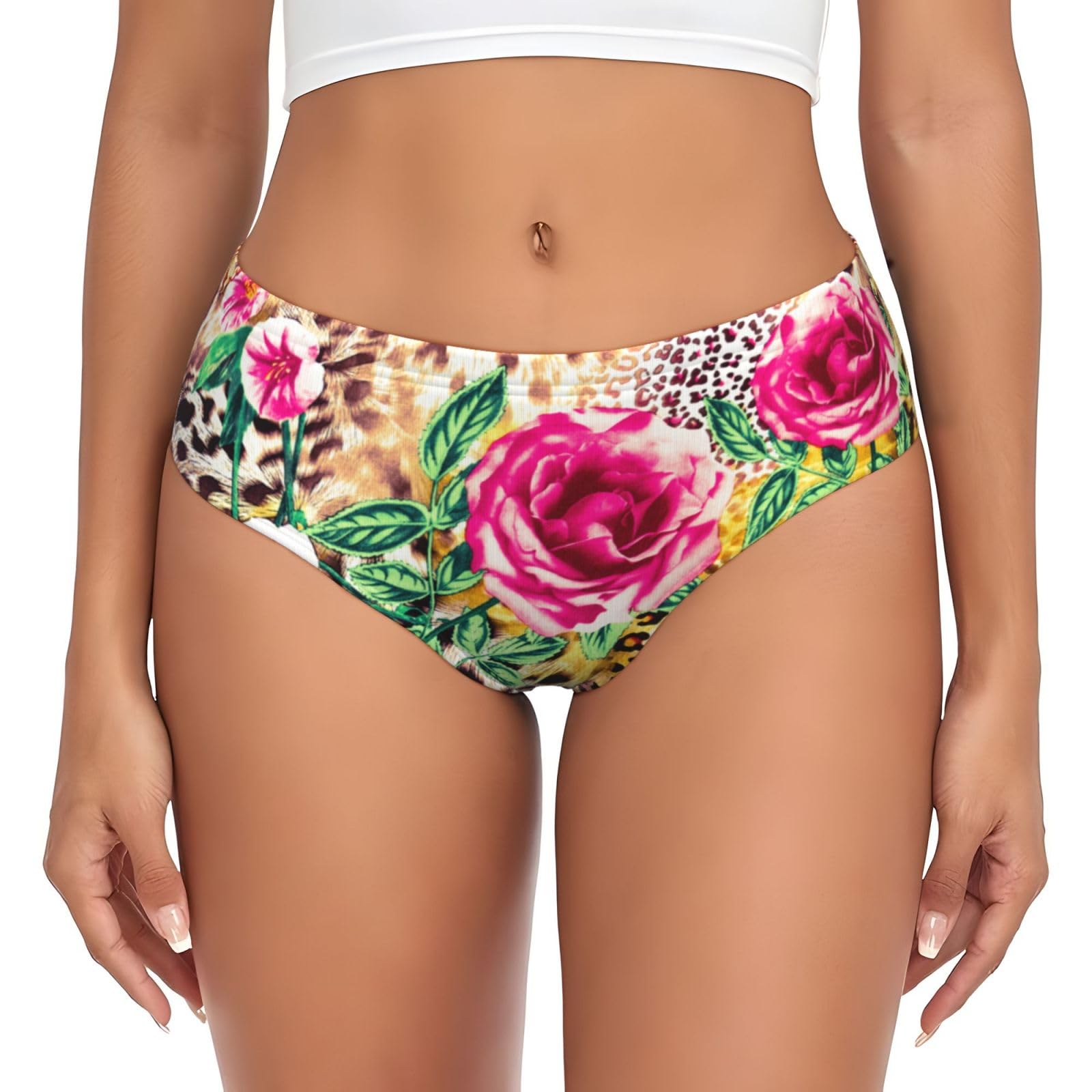 Amazon.co.jp: ショーツ レディース ヒョウ柄 豹柄 花柄 下着